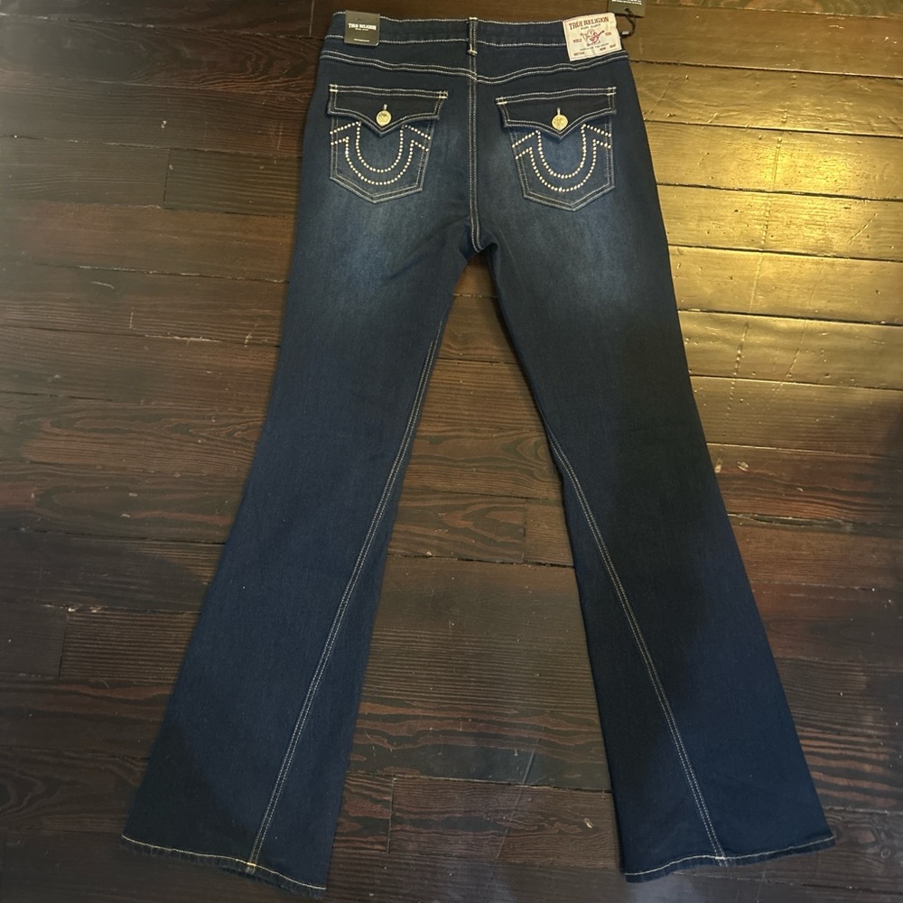 True Religion Dark Blue Flare Jeans